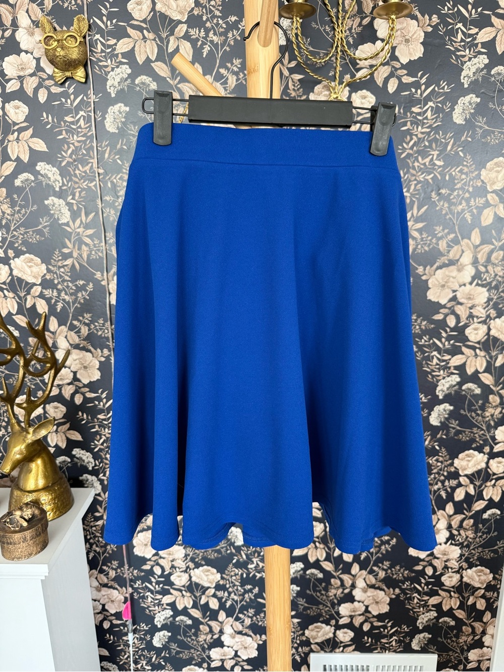 Blue Flared Women's Skirt